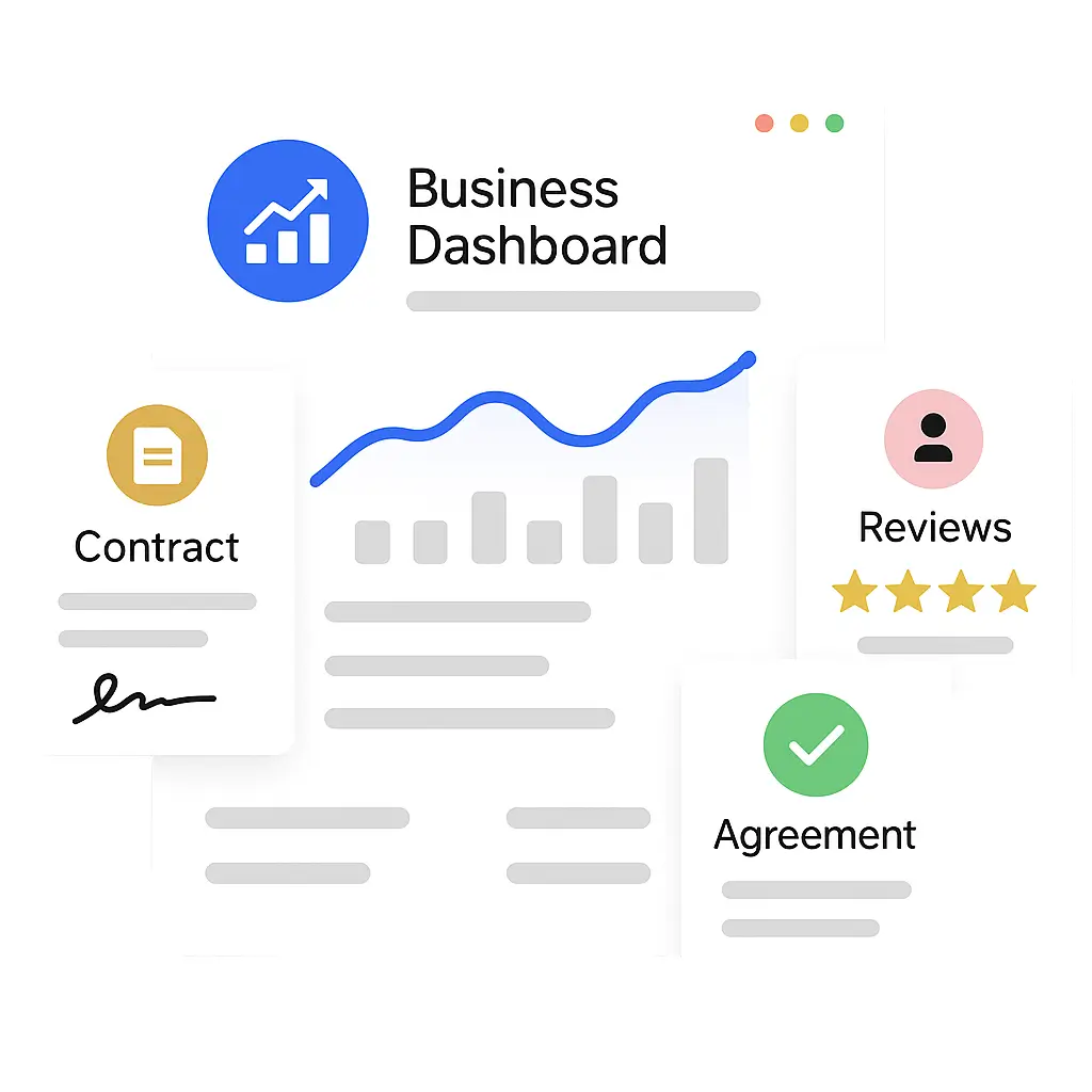QuickLegalCheck contract review dashboard